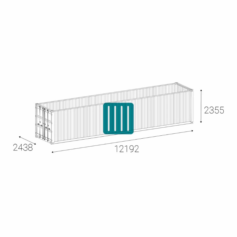 Conteneur 40 Pieds DRY Open Top