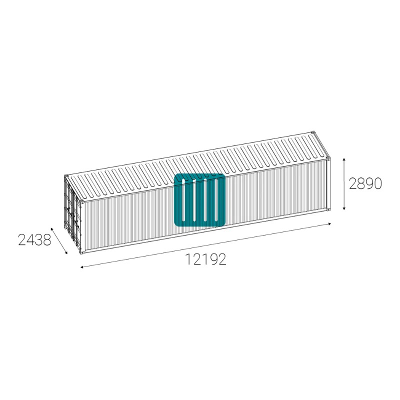 Conteneur 40 Pieds High Cube