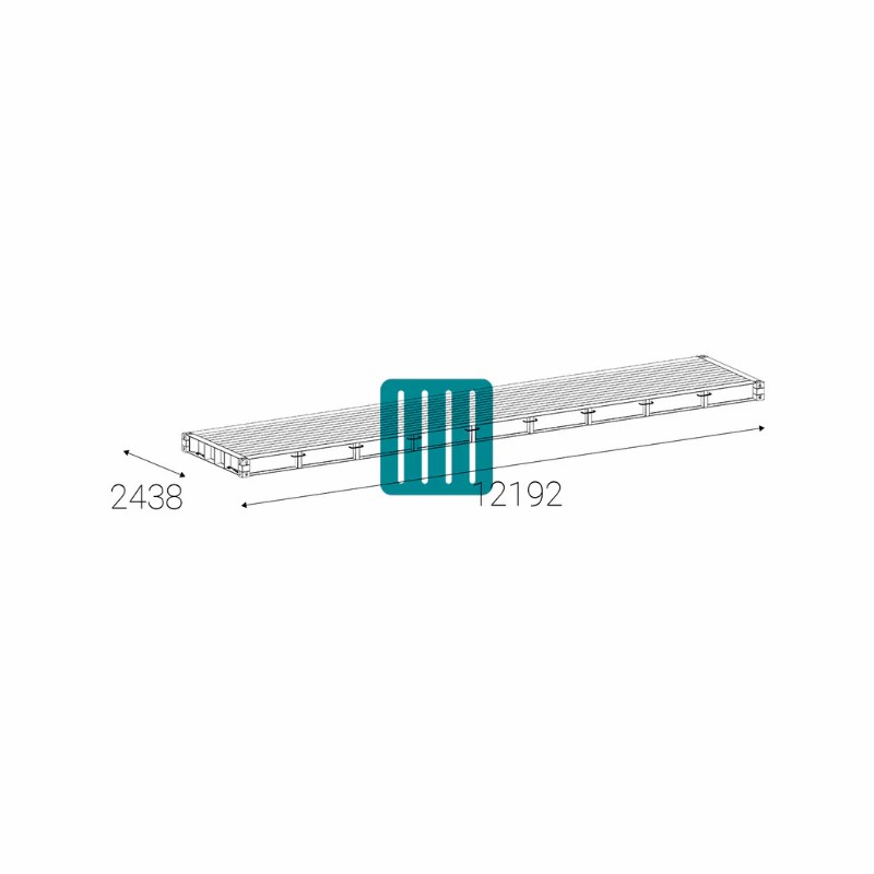 Conteneur 40 Pieds Plateforme